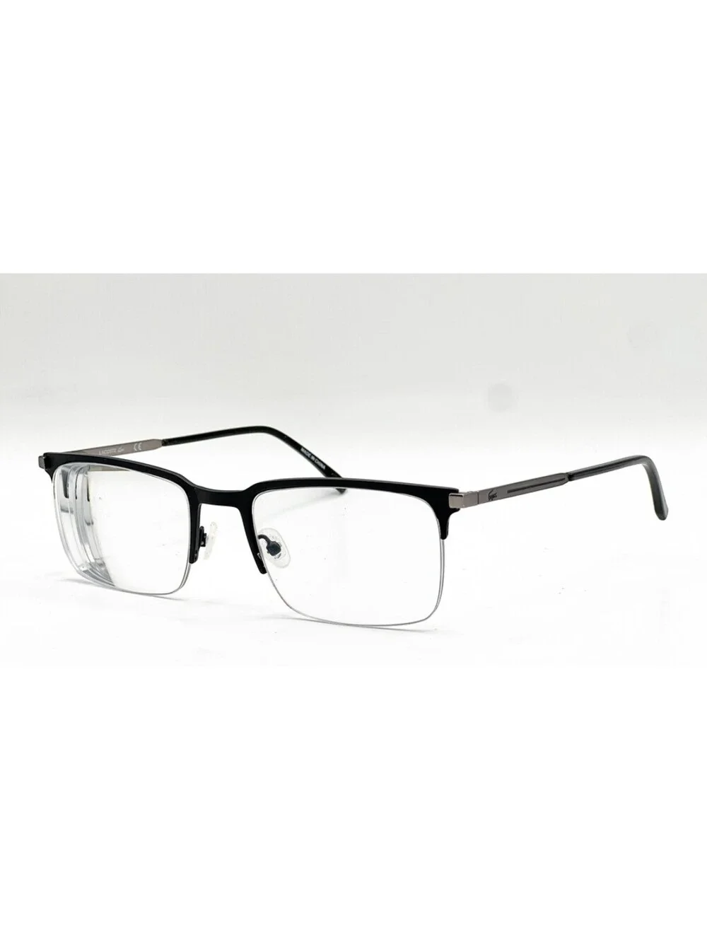 Lacoste L2268 001 Black Semi Rimless Authentic Eyeglass Frames 57-21